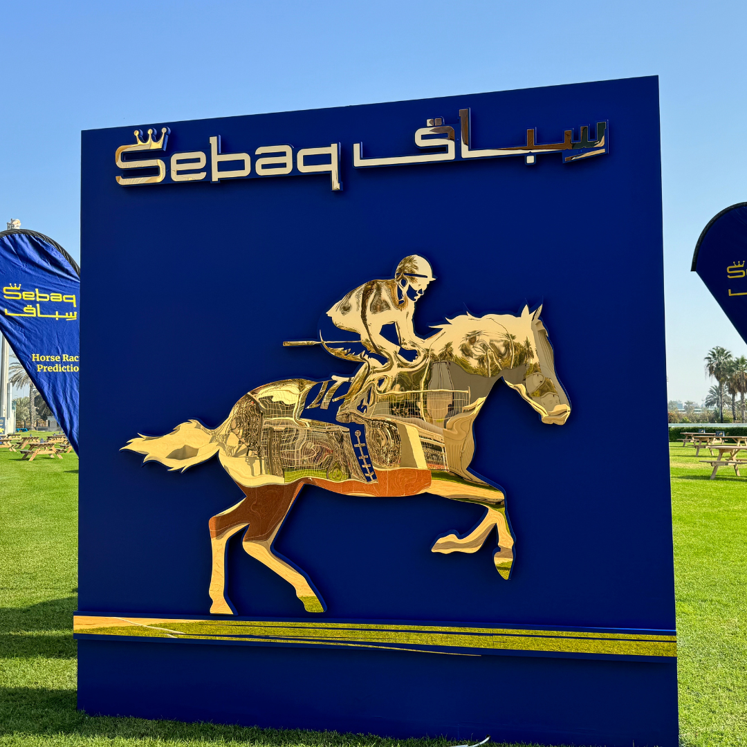Sebaq’s Stunning Racecourse Activation by Custom Build Exhibition Stand Builders in Dubai
