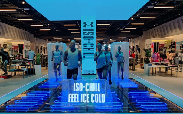 “Innovative POS Display Solutions: Under Armour’s Iso-Chill Campaign in Dubai”