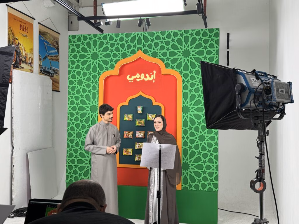 Indomie Custom Event Backdrop For TV Broadcast