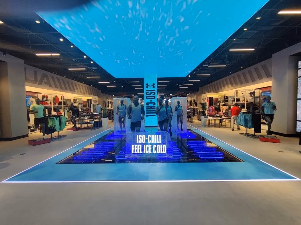 "Innovative POS Display Solutions: Under Armour’s Iso-Chill Campaign in Dubai"