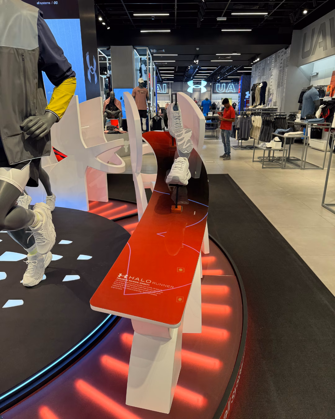 New Royal Advertising Delivers Under Armour HALO Campaign POS Displays in 16 UAE Stores - New Royal Exhibition Stand Builder & Contractor - New Royal Advertising Delivers Under Armour HALO Campaign POS Displays in 16 UAE Stores