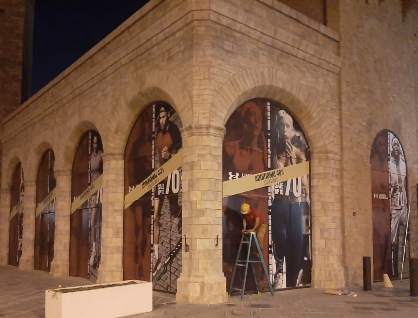 under armour sale window