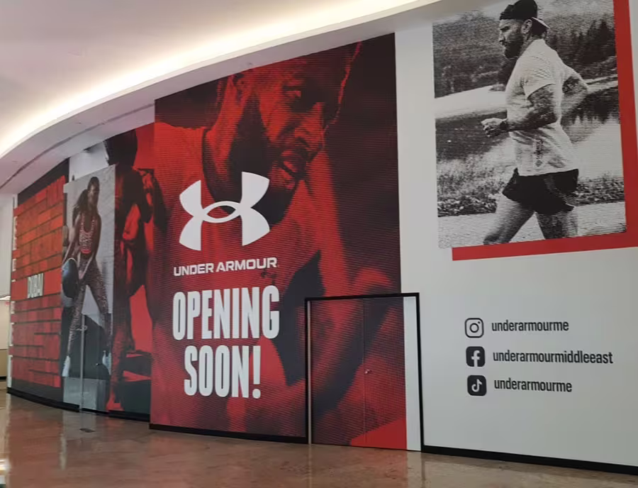 Large scale printing hoarding by New Royal Advertising