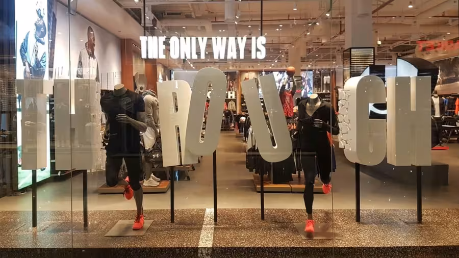 Under Armour retail display by New Royal Advertising