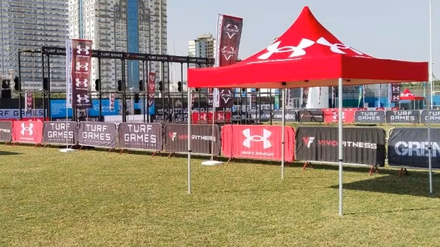 Large format print installation by New Royal Advertising